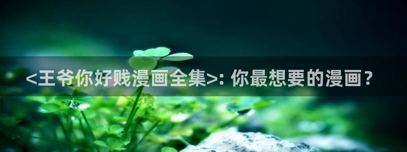 汗汗漫画最新网址：<王爷你好贱漫画全集>: 你最想要的漫画？